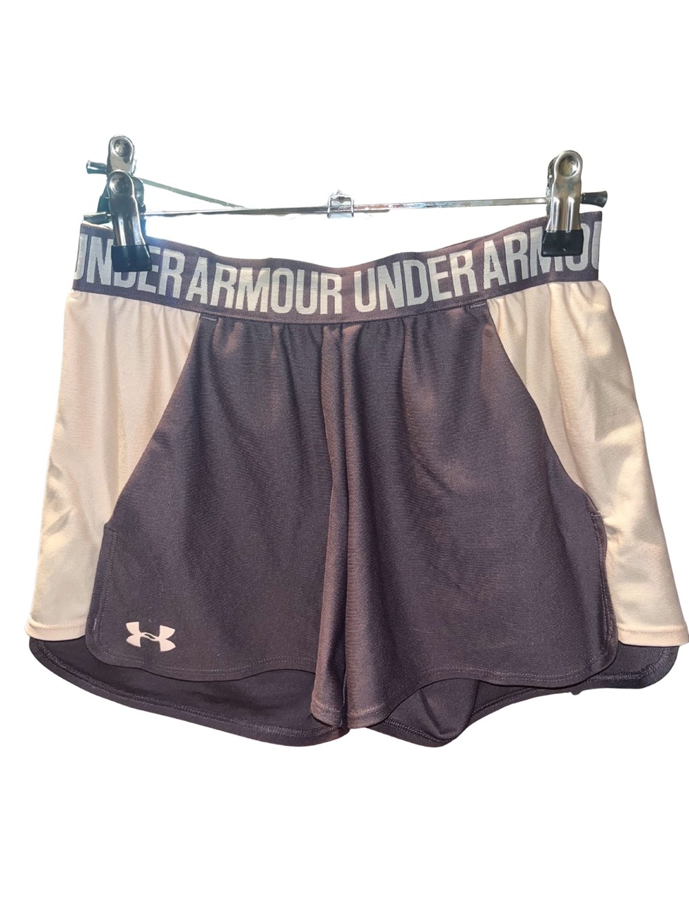 Under Armour Women’s Purple & Peach Performance Training Shorts